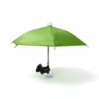 CoolDays SunShield Mini — Phone Parasol with Suction Cup, Anti-Glare, 7 Colors, Free Fan Included