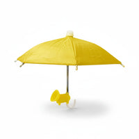 CoolDays SunShield Mini — Phone Parasol with Suction Cup, Anti-Glare, 7 Colors, Free Fan Included