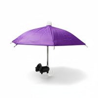 CoolDays SunShield Mini — Phone Parasol with Suction Cup, Anti-Glare, 7 Colors, Free Fan Included