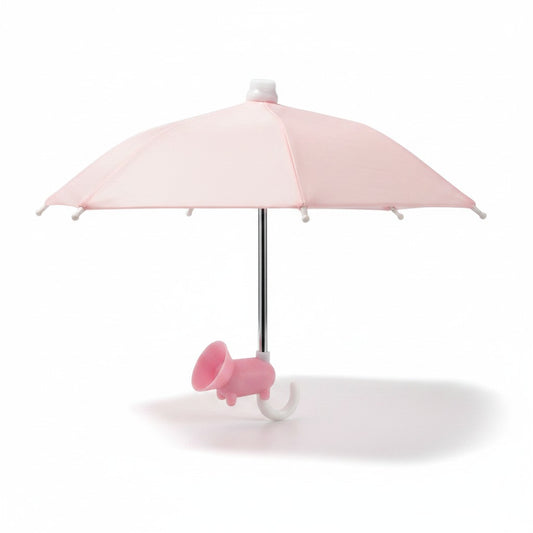 CoolDays SunShield Mini — Phone Parasol with Suction Cup, Anti-Glare, 7 Colors, Free Fan Included